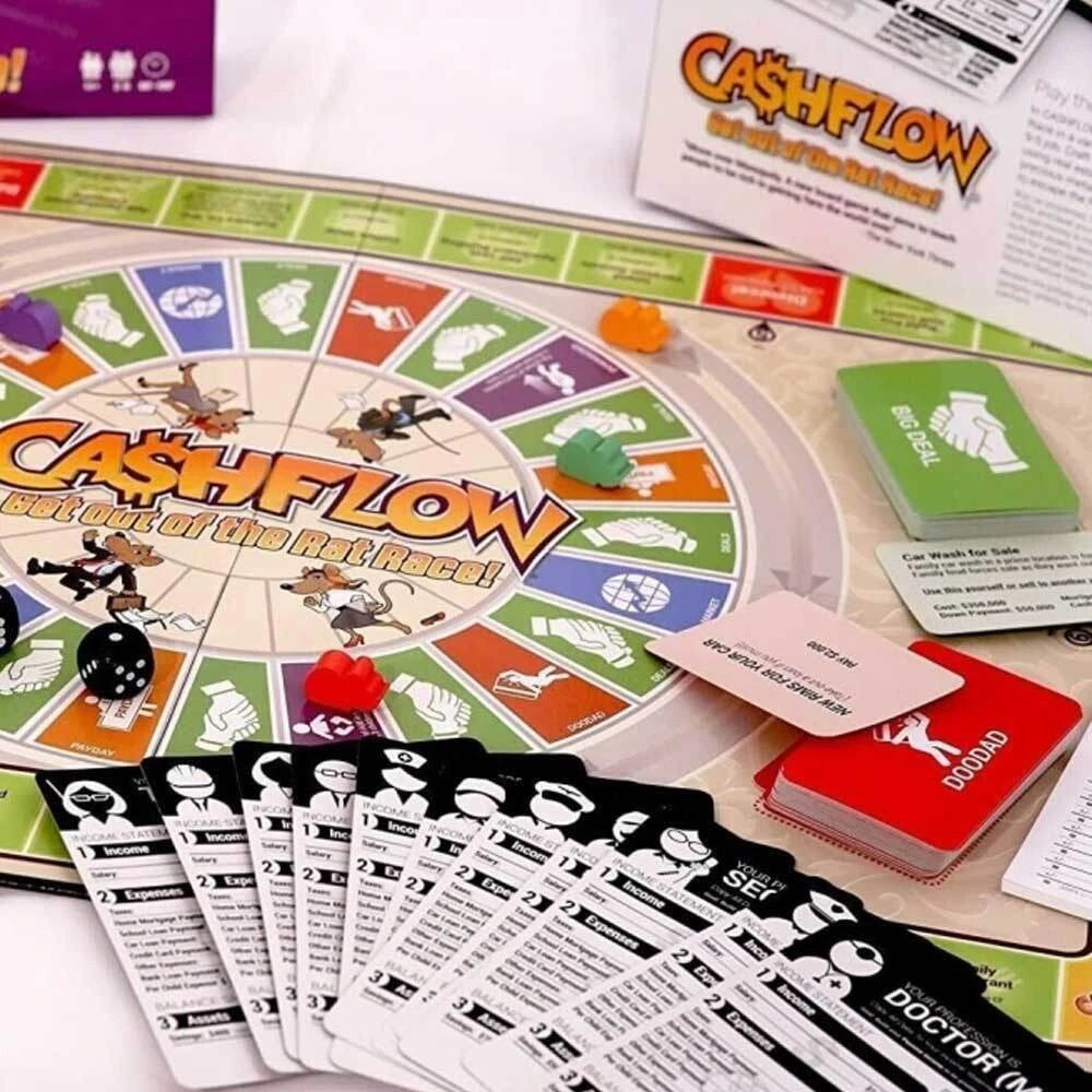 Cashflow Board Game, Rich Dad Investment Game Cashflow Board Game, Rich Dad Investment Game